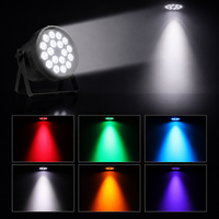 18PCS*10W LED 4-en-1 Par Light 25 °   Wash Angel Projecteur LED Par Can à intensité linéairement variable pour scène, discothèques, événements et fêtes