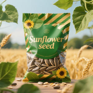 Pochette debout <span class=keywords><strong>de</strong></span> qualité alimentaire graines <span class=keywords><strong>de</strong></span> tournesol logo personnalisé emballage sac <span class=keywords><strong>de</strong></span> graines <span class=keywords><strong>de</strong></span> tournesol à fond plat avec fermeture éclair en feuille d'aluminium PE - Product Image 3