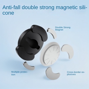 Beschermhoes voor iOS met sterke magnetische, schokbestendige siliconen minimalistische design & privé mal - Product Image 4