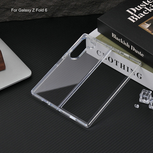 Coques de téléphone transparentes antichoc 2024 pour <span class=keywords><strong>Samsung</strong></span> <span class=keywords><strong>Galaxy</strong></span> Z Flip 6 5 <span class=keywords><strong>4</strong></span> 3 Fold 5 <span class=keywords><strong>4</strong></span>, coque arrière rigide en acrylique transparente pliable - Product Image 6
