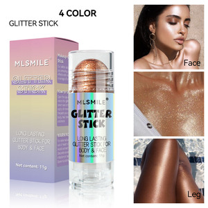 Iluminador Mineral en Barra con Lentejuelas de Diamante, Crema Iluminadora Corporal, Bronceador Facial Tridimensional Natural - Product Image 2