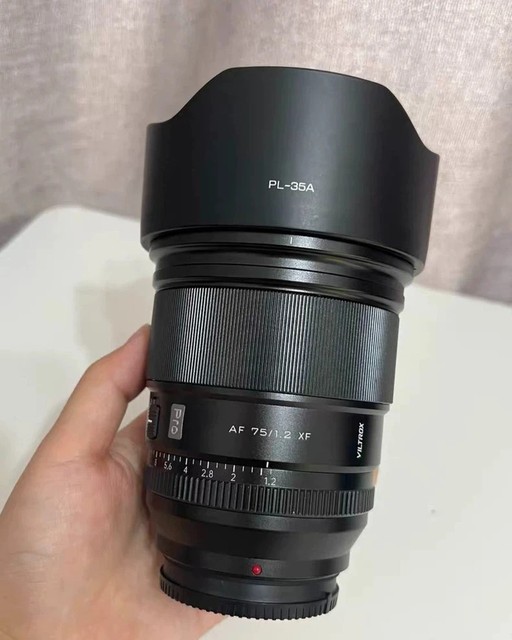 DF Wholesale Viltrox AF 75mm F1.2 Pro Fixed Focus Full Frame Cinematic Footage Lens for Fujifilm Fuji X Mount Cameras
