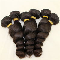 Vague brésilienne cheveux en vrac/trame de cheveux, prix bon marché Apex Extensions de cheveux, dreadlocks cheveux en gros armure lâche en vrac