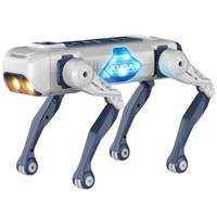 Chien robot intelligent 4DRC avec IA, programmation via application, télécommande, commande vocale, chien RC bionique avec fonction chant et danse