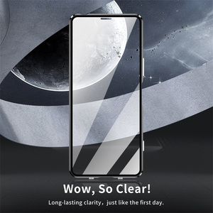Funda Protectora Magnética de Metal y Vidrio + PC Mate para Lente de Cámara Sony <span class=keywords><strong>Xperia</strong></span> <span class=keywords><strong>1</strong></span> 10 VII <span class=keywords><strong>1</strong></span> VI 10 VI V 10 5 V IV 10 5 <span class=keywords><strong>III</strong></span> - Product Image 5