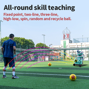 Máquina Lanzadora de Balones de Fútbol Automática para Entrenamiento de <span class=keywords><strong>Porteros</strong></span> SIBOASI F2101A - Metal/ABS/Plástico Verde - Product Image 2