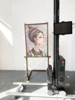 Encuentra una máquina de impresión de pared similar a la impresora vertical UV 3D para imprimir en paredes/impresora digital de inyección de tinta para pintar fondos de pared en 3D con barniz.