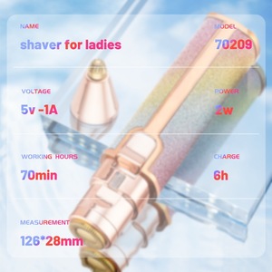 Recortadora de Cejas Eléctrica DSP Rosa Inalámbrica Recargable para Uso Doméstico, Afeitadora Unisex - Product Image 4