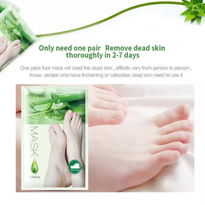 Donna naturale Aloe secco esfoliante piede Spa maschera per la cura del piede prodotto per la <span class=keywords><strong>pelle</strong></span> del tallone di rimozione della <span class=keywords><strong>pelle</strong></span> morta - Product Image 3