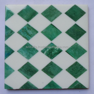 Juego de posavasos con incrustaciones de hueso de PU ecológico hecho a mano, último diseño cuadrado, decoración del hogar, manteles/almohadillas, venta al por mayor, cartón a granel - Product Image 6