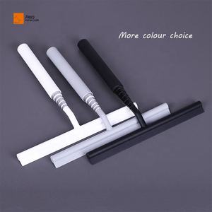 Noir blanc rétractable Silicone douche fenêtre raclette nettoyant gros sol verre télescopique raclette essuie-glaces Table laveuse - Product Image 3