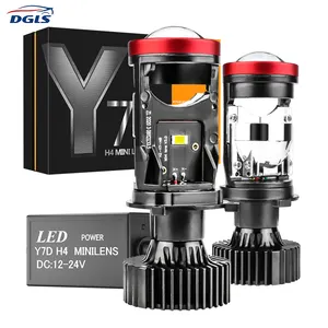 DGLS Nhà Máy Giá Bán Chạy Y7s Y7d Y7 Bi Đèn Pha Máy Chiếu Led H4 Y6 Led Y7 Bi Đèn Pha Ô Tô Y6 Led