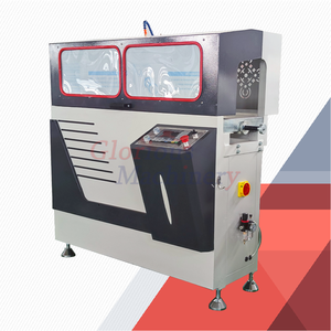 Machine à découper les profilés d'angle en aluminium, <span class=keywords><strong>PVC</strong></span>, UPVC pour la fabrication de fenêtres – Composants essentiels : Moteur, PLC, Construction - Product Image 1