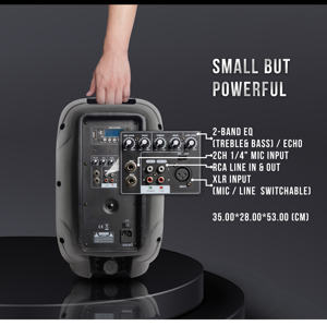 精度プロオーディオCSL08AOHパーティーカラオケdjワイヤレスゲーミングミニバッテリー充電ポータブルアクティブスピーカーボックスカースピーカー - Product Image 6