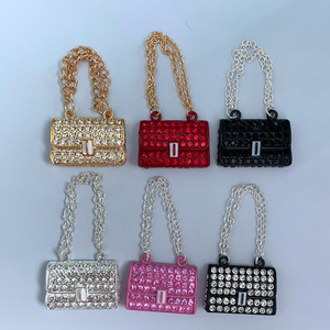 Boucles <span class=keywords><strong>de</strong></span> sac et <span class=keywords><strong>de</strong></span> chaussures en métal <span class=keywords><strong>de</strong></span> luxe pour femme, amovibles, à personnaliser, bijoux en strass, breloques <span class=keywords><strong>de</strong></span> marque <span class=keywords><strong>de</strong></span> créateur en métal, cadeau pour femme - Product Image 1