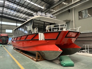 Nouveau bateau ferry catamaran en aluminium avec 60 sièges, 11,6 m x 4 m, double pont pour passagers, essence/gasoline - Product Image 6