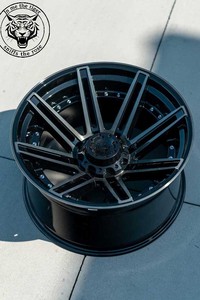 Rines Forjados de Aluminio 8x170 con Tapas Centrales Flotantes Acabado Negro para Mustang Chevrolet Camaro <span class=keywords><strong>Chevelle</strong></span> Silverado - Product Image 5