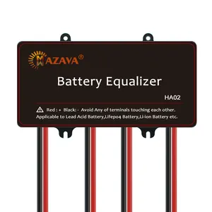 Mazava HA02 Equalizer baterai untuk 4x12V penyeimbang baterai 4S regulator pengisi daya baterai asam timbal tegangan aktif 24V 36V 48V