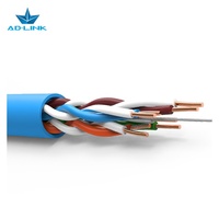 Pares de cables LAN de alta velocidad Cat5e Utp Network Internet Chaqueta de PVC para comunicación