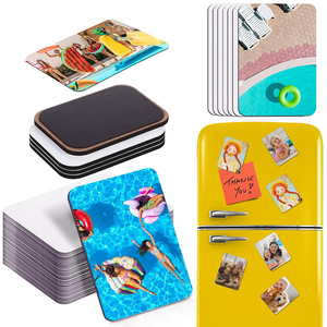 Custom Sublimation Blanks Fridge Magnets Add Your Photo Home <strong>Decoration</strong> Photo Refrigerator Magnets Office and Kitchen <strong>Locker</strong> - Product Image 1