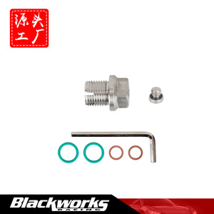 Stainless Steel Oil Pan <b>Drain</b> Plug Repair Kit With <b>O</b> Ring Self Tapping Screw OS 1002 Auto Repair Tool - Product Image 4