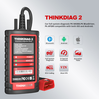 NUEVO THINKCAR THINKDIAG 2 Lector de Códigos OBD2, Escáner de Sistema Completo, 16 Funciones de Reinicio, Protocolo CAN FD, Codificación ECU