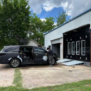 Profissional personalizado pintura sala de cozimento Elétrica/Diesel/Gás Aquecimento carro cabines de pulverização para auto oficina pintura & secagem - Product Image 2