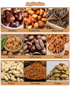 Automatic Peanut Roaster Nuts Cashew Almond Chickpea Macadamia <b>Cocoa</b> Bean Roasting <b>Machine</b> - Product Image 6