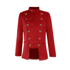 Traje Formal para Hombre, Chaqueta con Cuello Mandarín, Poliéster, Otoño 2022, Ropa para Actuaciones Escénicas - Product Image 4