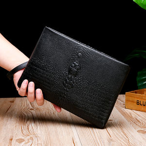 Borsa a Mano <span class=keywords><strong>da</strong></span> <span class=keywords><strong>Uomo</strong></span> di Alta Qualità <span class=keywords><strong>con</strong></span> Stampa Coccodrillo, Design Casual alla Moda <span class=keywords><strong>con</strong></span> Chiusura a <span class=keywords><strong>Cerniera</strong></span> e Fodera in Poliestere, <span class=keywords><strong>Portafoglio</strong></span> Lungo - Product Image 5