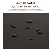 Sac à bandoulière pour ordinateur portable homme 15,6 pouces en cuir PU résistant à l'eau, léger, multi-poches, avec sangle de chariot, personnalisable OEM