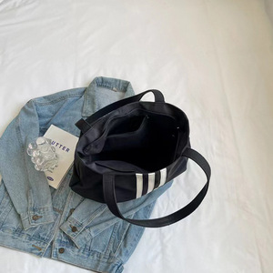 Bolsa de Hombro de Lona de Algodón Elegante para Mujer, Bolso Grande de Moda para Compras, Elegante para Todas las Temporadas, Guangdong, China - Product Image 2