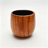 Tasse en bois de jujube pour boire de l'eau et déguster du thé, tasse à thé en bois pour la maison, le bureau, la présentation et les cadeaux