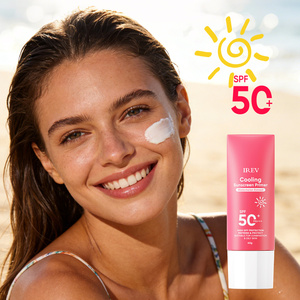 Protector Solar Aislante Irev Ice Cool 40g <span class=keywords><strong>con</strong></span> Aroma a Sandía, SPF50+ PA+++, Crema <span class=keywords><strong>con</strong></span> Color y Ácido Hialurónico - Product Image 5