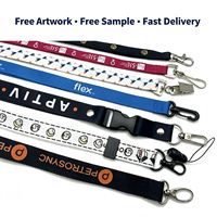 Lanière personnalisée en polyester de haute qualité avec impression par sublimation, motif personnage de dessin animé, porte-badge et décapsuleur