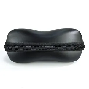 Black Waterproof PU Sunglasses Storage Box Environmental Protection Fashion Luxury Glasses EVA Zipper Case