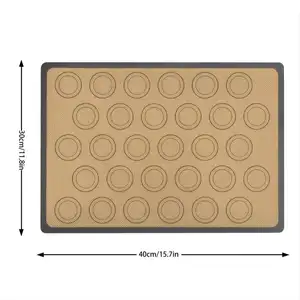 Easy Clean Non Stick Miu Reusable Silicone Macaron Baking Mats Sheet For Cookie And Macaron Wholesale For Cooking