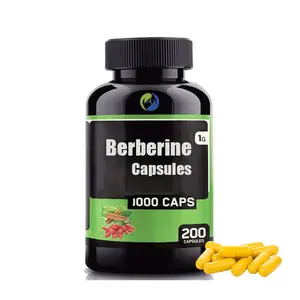 herbal plant Extract berberine tablet supplements 500mg 1000mg berberine hcl capsules