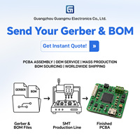 Circuit de contrôle d'horloge d'affichage LED avec température et humidité, PCBA professionnel, fabrication et assemblage sur mesure OEM et ODM