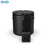 OHO Refroidisseur de Bain de Glace Fiable 220V 400W à Réfrigérant R290, Équipement de Refroidissement Économe en Énergie, Installation Facile, Garantie 1 An pour Toute Baignoire