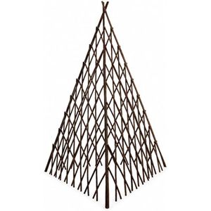 Treillis Obelisque Extensible en Saule pour Plantes Grimpantes, Support Triangulaire Écologique et Imperméable, Décoration de Jardin – Entrepôt USA - Product Image 1