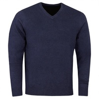 AL-BARAJ INDUSTRIES Pulls en laine/polyester respirants pour hommes, vêtements d'hiver, coupe confortable, broderie sur le devant