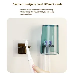 ชั้นวางของในห้องน้ำแบบใสสองชั้นติดผนังแบบไม่ต้องเจาะรู ขายส่ง - Product Image 5