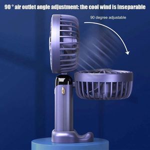 Nouveau ventilateur USB portable 2026, mini ventilateur électrique pliable en plastique rechargeable pour bureau, étudiants, voiture et extérieur – Cadeau idéal - Product Image 3