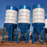 Silo à ciment en flocons de qualité export, 60 tonnes, en acier, directement de l'usine pour l'exportation