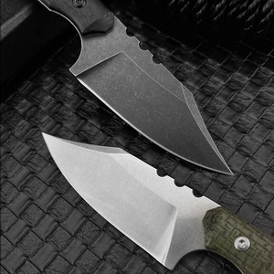 Outdoor Full Handle Small Straight Utility Knife 3.23 Inch <b>Camping</b> Anti-skid EDC Hunting Fishing Survival <b>Tool</b> OEM DIY - Product Image 3