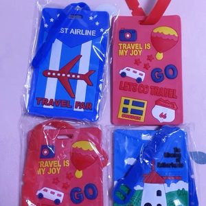 Kofei Tùy Chỉnh Đầy Màu Sắc Hành Lý <span class=keywords><strong>Tag</strong></span> Túi Mặt Dây Chuyền Túi Xách Hành Lý Tên ID <span class=keywords><strong>Tag</strong></span> Vali Thẻ PVC Vá - Product Image 3