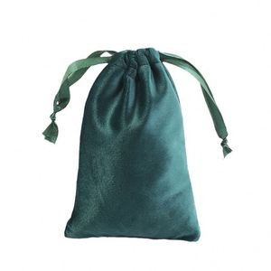Sacs à cordon 8*10CM, petits sacs à bijoux, pochettes d'emballage en velours doux, sacs cosmétiques en velours de qualité supérieure, 7 couleurs au choix - Product Image 6