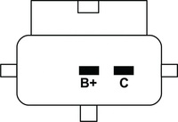 Bobina de encendido, Bobina de encendido, GC4138, 56028138, 56028138-AD/AF/AB; Estándar: UF270, UF297; Pozos: C1231; Mobiletron: