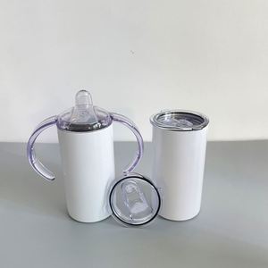 Termo de 12oz para Niños, Botella de Agua de Doble Aislamiento, Blanca, Lisa, para Sublimación, DIY, Vasos con Boquilla - Product Image 2